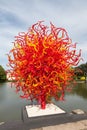 Summer Sun by artist Dale Chihulyat Kew Gardens.