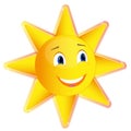 Summer sun smiling fun yellow beautiful