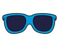 summer sunglasses accessory isolated icon Royalty Free Stock Photo