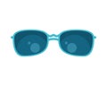 Summer sunglasses accessory isolated icon Royalty Free Stock Photo