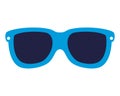 summer sunglasses accessory isolated icon Royalty Free Stock Photo