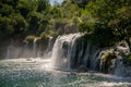 Krka waterfalls. Krka National Park. Croatia. Royalty Free Stock Photo