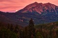 A Summer Sunrise In Colorado Royalty Free Stock Photo