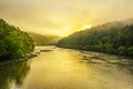 Summer sunrise, Cumberland River, Cumberland Falls State Park