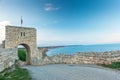 Summer sunset at Kaliakra Cape Fortress Royalty Free Stock Photo