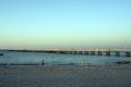 Summer sunset over the Jetty, Busselton, WA, Australia Royalty Free Stock Photo