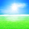 Summer sunshine background