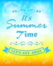 Summer sunshine background