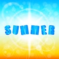 Summer sunshine background