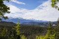 Summer in Sunwapta Falls, Jasper National Park, Canada Royalty Free Stock Photo