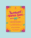 Summer super sale poster