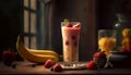 Summer table boasts healthy berry refreshment variations generated by AI