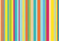 Summer Theme Bright and cheerful vertical stripes in a rainbow of colors create a fun and playful pattern background Royalty Free Stock Photo