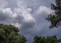 Summer weather activity over the Highveld in South Africa