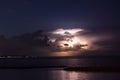 A Summer Thunderstorm Over Lake Michigan Off the Coast of Milwaukee