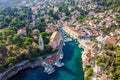 Summer time in Croatia, awsome Losinj Island, beautifull Veli Losinj Royalty Free Stock Photo