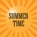 Summer Time design Royalty Free Stock Photo