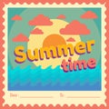 Summer Time Postcard tropical