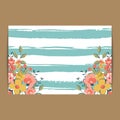 Summer time pattern Royalty Free Stock Photo