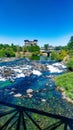 Summer time in riverfront park Spokane washington Royalty Free Stock Photo