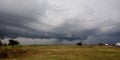 Summer time storms, evening skys, open fields Royalty Free Stock Photo