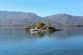 Summer time view on Eros island or Daskalio near Poros, Greece.