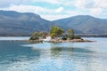 Summer time view on Eros island or Daskalio near Poros, Greece.