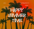 Summer time wallpaper, fun, party, background, vector, picture, art, image, design, travel, poster Royalty Free Stock Photo