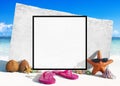 Summer Togetherness Friendship Square Copy Space Concept Royalty Free Stock Photo