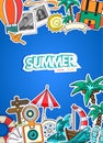 Summer tourism vector