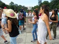 Summer Tourists at the White House