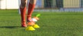 Summer Training Camp. Soccer Drills: The Slalom Drill. Youth Soccer Practice Drills