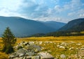 Summer Transalpina road (Carpathians, Romania).