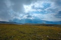 Summer Transalpina road (Carpathians, Romania).