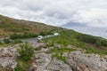 Summer travel in beautiful Norway. Travel weekend, vacation. Scandinavian countries, selective focus Royalty Free Stock Photo