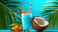 summer tropical cocktail