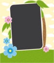 Summer tropics photo frame