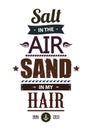 Summer typography