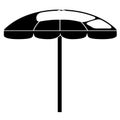 Summer umbrella icon Royalty Free Stock Photo