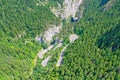 Summer uphill mountain road Royalty Free Stock Photo