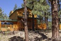 Summer Vacation Cabin In the Mountain Woods Royalty Free Stock Photo