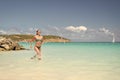 Summer vacation on caribbean in st johns, antigua Royalty Free Stock Photo