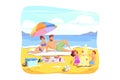 Summer vacation, rest, family holiday concept Royalty Free Stock Photo