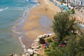 Summer vacation on Sperlonga beach in Lazio, Italy