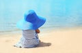 Summer, vacation, travel and people concept - pretty little girl Royalty Free Stock Photo