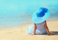 Summer, vacation, travel and people concept - pretty little girl Royalty Free Stock Photo