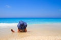 Summer vacation woman on beach