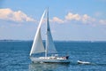 Summer Vacation on a Yacht Royalty Free Stock Photo