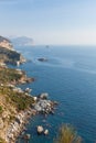 Summer view of Adriatic seacoast