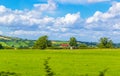 Affluent Chew Valley summer view Somerset England Royalty Free Stock Photo